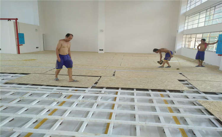 烏魯木齊專用運(yùn)動木地板施工