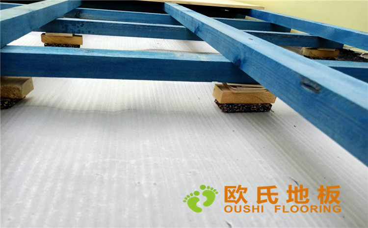山西太原市小店區(qū)寇莊北街5-1號(hào)籃球館木地板案例—?dú)W氏運(yùn)動(dòng)木地板廠家