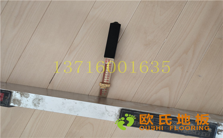 杭州26號地塊商務金融籃球場木地板案例-歐氏運動木地板廠家